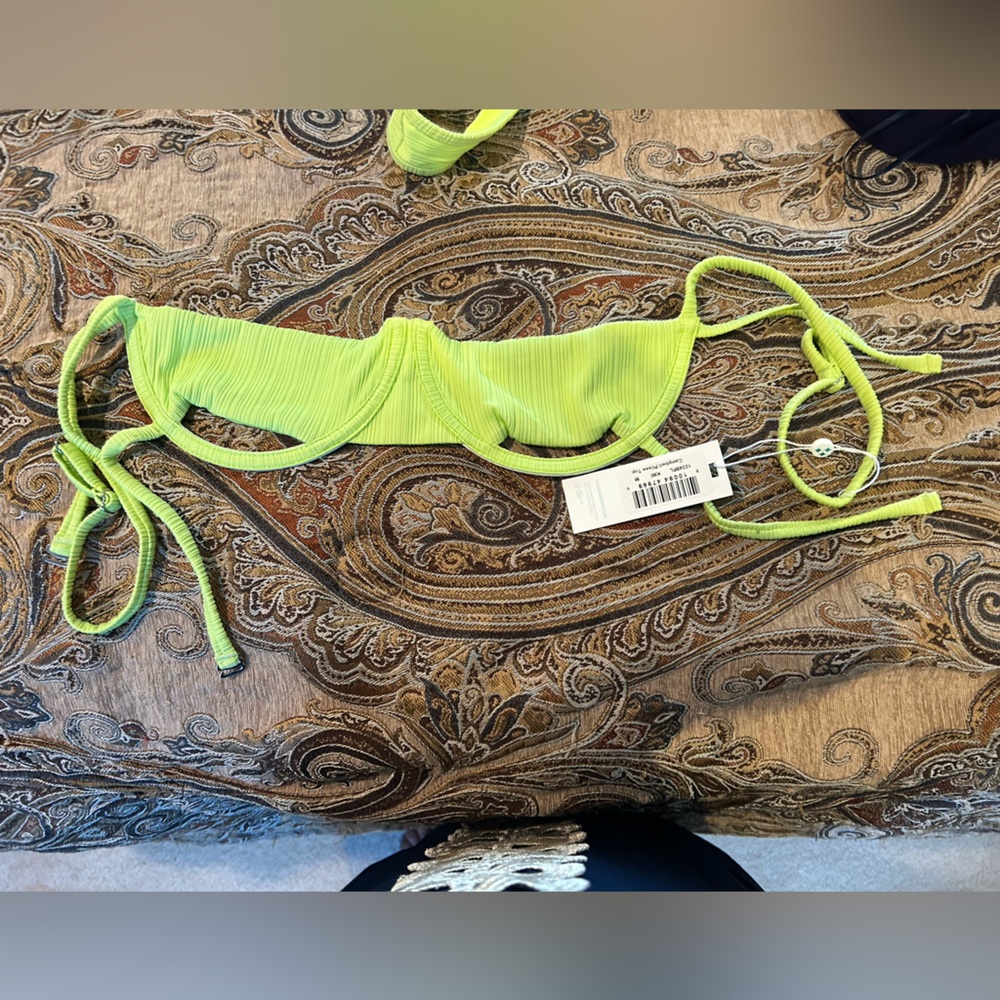 Frankie's Bikinis Green top Swimsuit